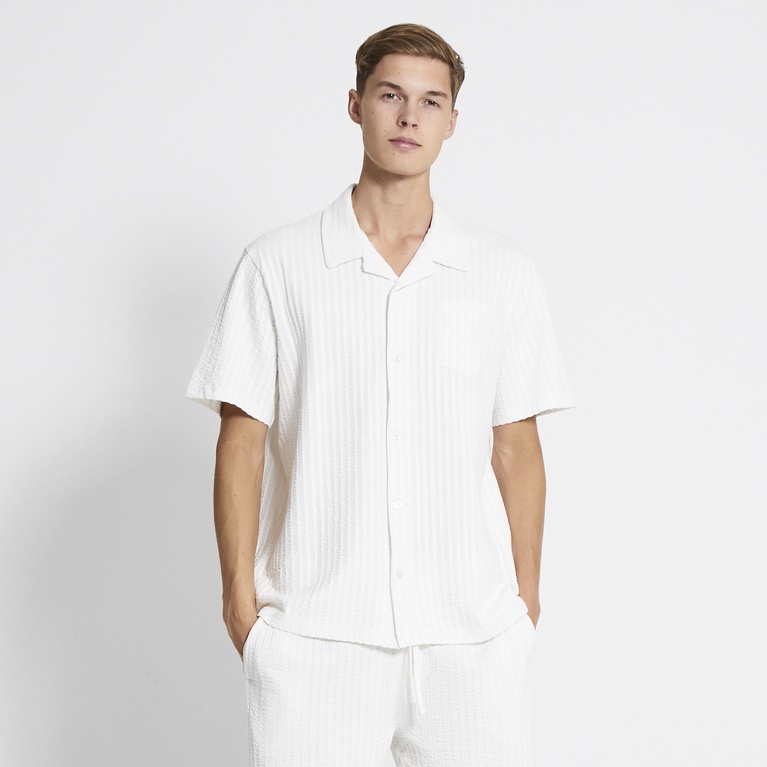 Short sleeve shirt "Sammie" Off white